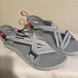 Columbia Gray Sandals , new without tags or box, Size 10